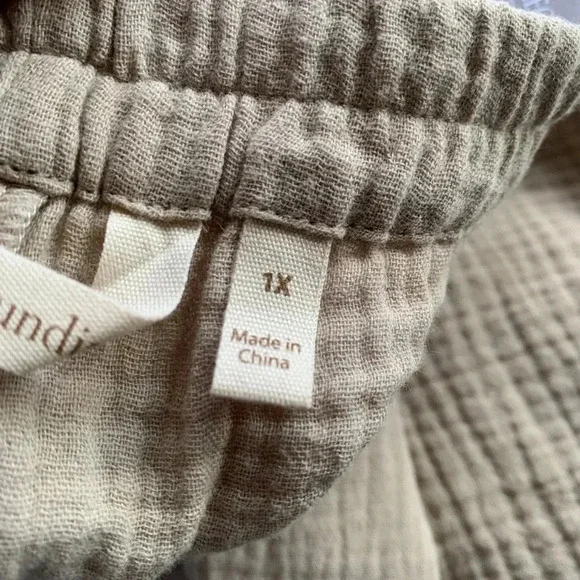 Soft Surroundings Gauze Wide Leg Pants - Picture 9 of 10